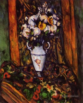  Vase Tableaux - Nature morte Vase avec Fleurs Paul Cézanne